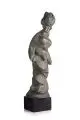 Susanne Voigt, Ohne Titel (Weibliche Figur), 1975, Gips, bronziert, Partiell grün patiniert