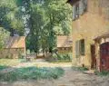Otto Altenkirch, Sommertag im Hellergut, Öl auf Leinwand