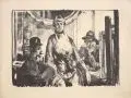 Ferdinand Dorsch, Vor der Staffelei, Lithografien
