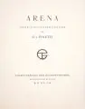 Gino DeFinetti, Arena, 1927, Farblithografien auf verschiedenfarbigem Karton