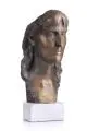 Yordan Kolev, Maska na CX, 1994, Bronze, gegossen, partiell schwarz patiniert