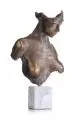 Frauenkopf by Yordan Kolev, 1994, Bronze, gegossen, partiell patiniert, sold Mar 2023