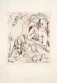 Paul Kleinschmidt, Die Gosse, 1922, Kaltnadelradierung auf kräftigem, chamoisfarbenen Bütten mit Wasserzeichen