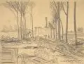 Richard Müller, Givet – Zerschossener Wagenpark