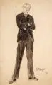Hans Unger, Bildnis Ferdinand Dorsch, 1894, Kohlestiftzeichnung