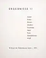 Karl von Appen, Ergebnisse II, 1972, Verschiedene Drucktechniken