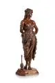 L'Esclave by Émile Pinedo, Bronze, gegossen, rotbraun patiniert, sold Dec 2022
