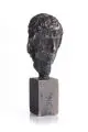 Helmut Heinze, Knabenkopf. 1975– 1976, Bronze, schwarz patiniert