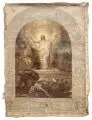 Carl Bertling, Die Auferstehung Christi, 1888, Öl auf Leinwand, ungespannt