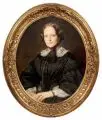 Albert Phillip Gliemann, Bildnis der Maria Antonia von Neapel, Großherzogin der Toskana (?), 1852, Öl auf Leinwand