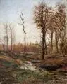 Karl Buchholz, Vorfrühling im Weimarer Webicht. 2. Hälfte 1880er Jahre, Öl auf Leinwand