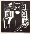 Heinrich Stegemann, Katze, Holzschnitte