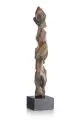 Susanne Voigt, Versunken, 1975, Bronze, gegossen, braun patiniert