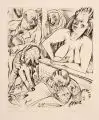 Paul Kleinschmidt, Der verlorene Sohn, 1922, Kaltnadelradierung auf leichtem "BSB"-Bütten