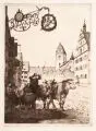 Hans Christoph, Verschiedene Künstler, Sieben Druckgrafiken, Um 1900, Verschiedene Drucktechniken auf unterschiedlichen Papieren
