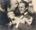 Hugo Erfurth, Der Künstler Otto Schubert mit Sohn Tyll, 1920, Bromsilbergelatineabzug, Vintage