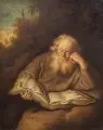 Salomon Koninck, Der Eremit, Öl auf Leinwand