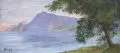Mathilde von Sachsen, Abendstimmung am Gardasee (?), 1917, Öl auf Leinwand