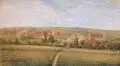 Ober-Jahna bei Meißen by Friedrich Wilhelm Schlechte, 1848, Aquarell und Federzeichnung in Tusche auf Papier, sold Mar 2022