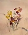 Arno Drescher, Vase mit exotischen Blüten