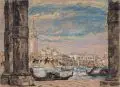 Hans Unger, Venedig – Blick auf den Canal Grande. Wohl um 1910