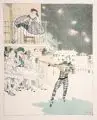Karl Walser, Russisches Ballett, Wohl 1920, Farblithografie