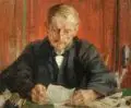Friedrich Wilhelm Heyser, Friedrich Wilhelm Theodor Heyser, Bildnis des Amtmanns Knudsen, 1912, Öl auf Leinwand
