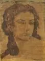 Hans Unger, Frauenkopf. Wohl um 1920