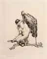 Richard Müller, Der dreiste Freier, 1923, Radierung auf Bütten