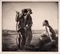 Théophile Steinlen, Les trois compagnons