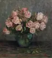 Michel Koch, Stillleben mit Rosen. Wohl Frühes 20. Jh, Öl auf Leinwand