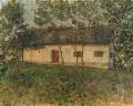 Ludwig Sigmundt, Kleines Haus im Sonnenschein, Um 1910, Öl auf Leinwand