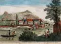 Georg Balthasar Probst, Ansichten von Dresden, Um 1770, Kupferstiche, alt koloriert, auf Bütten