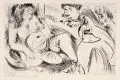 Paul Kleinschmidt, Venus mit Spiegel II, 1923, Kaltnadelradierung
