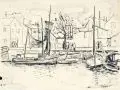 Erhard Hippold, Hafen in Vitte, Hiddensee (?)