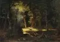 August Emil Theodor Gotthard Heino, Motiv aus dem Böhmerwald, 1873, Öl auf Leinwand