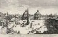 Gomar Wouters, La Piazza del Popolo..., Radierungen auf Bütten