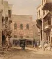 Bernhard Fiedler, Cairo, 1884, Aquarell über Blei