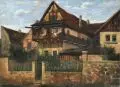 Carl Heinrich Beichling, Meißen, 1864, Öl auf Malpappe