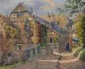 Max Oehler, Wartburghof, 1933, Öl auf Leinwand