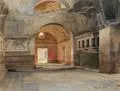 Robert Leinweber, Pompeji, Aquarell