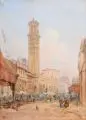 Carl Martin Laeisz, Verona, Aquarell und Gouache