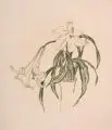Arno Drescher, Weiße Calla und zwei weitere Blumendarstellungen, Um 1912, Farbmonotypien auf verschiedenen Papieren. "Weiße Calla" u.re. in Blei signiert "A