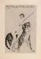 Max Klinger, Ex Libris Alfred Selter, 1919, Radierung mit Plattenton auf feinem Japan