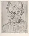Erhard Hippold, Vier Porträts, Um 1933, Radierungen mit Plattenton auf Bütten