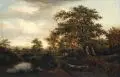 Jacob Isaakszon van Ruisdael, Jacob van Ruisdael (Nachfolger), Landschaft mit Weiher. 18. Jh, Öl auf Holz