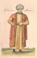 Nicolas de Nicolay, Marchant Armenien, Radierungen, altkoloriert, auf Bütten