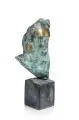 Otto Berndt Steffen, Metamorphose, Bronze, gegossen, teils geschliffen und grün patiniert