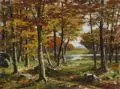 Max Pietschmann, Herbstliche Waldlandschaft. 1920er Jahre