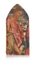 Giovanni Permeniate, (Werkstatt), Johannes der Täufer. 1520er Jahre, Öl auf Nadelholz, mit einer vertikalen Gratleiste verso